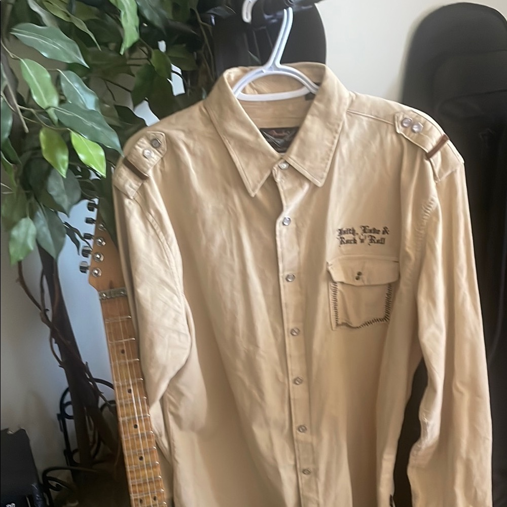 Men's Tan Shirt